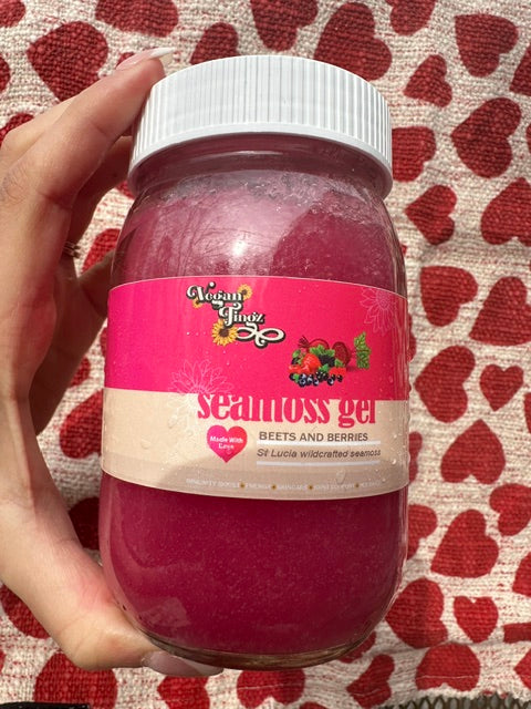 Beets and berries seamoss gel