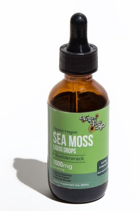 Seamoss Liquid Drops with Bladderwrack & Burdock root