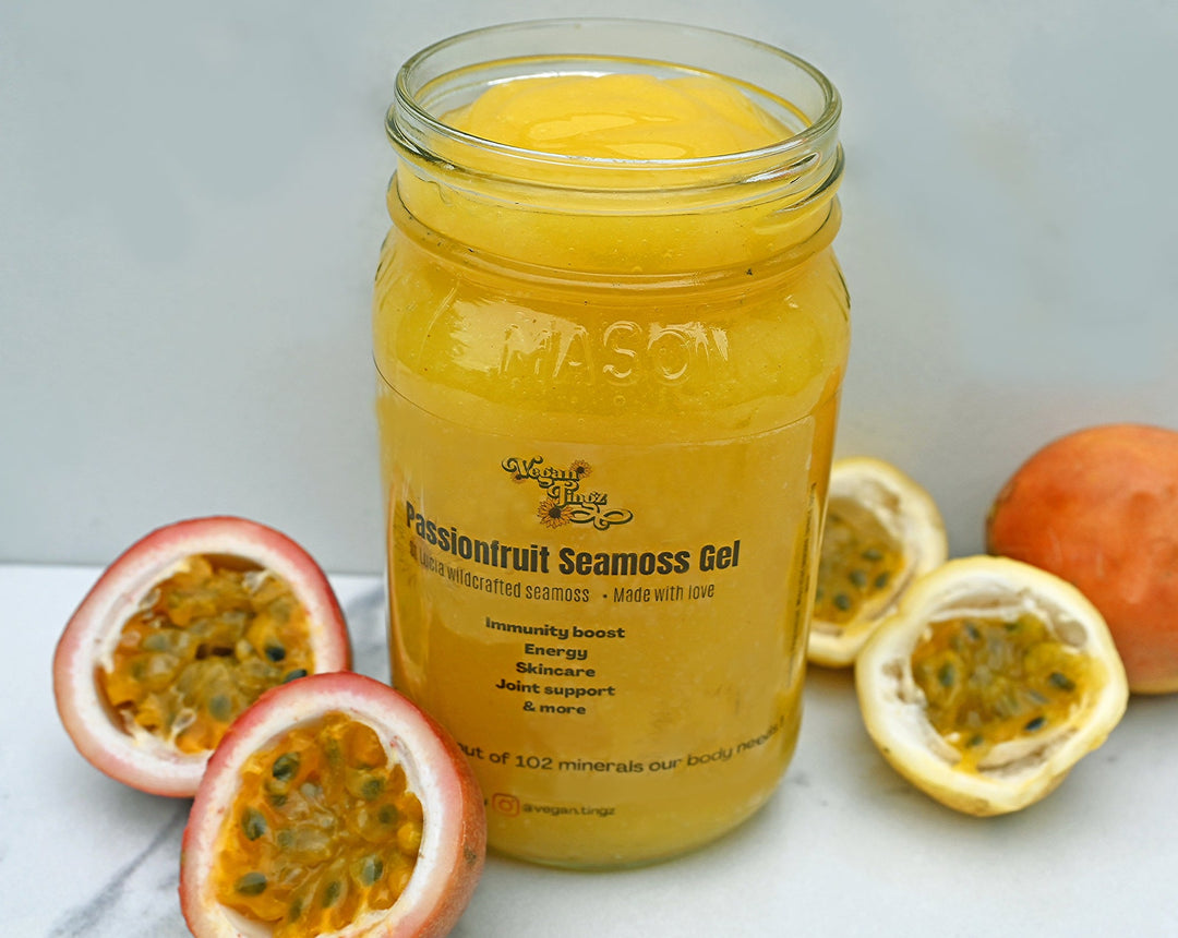 Passion Fruit Seamoss Gel – Vegan Tingz Only